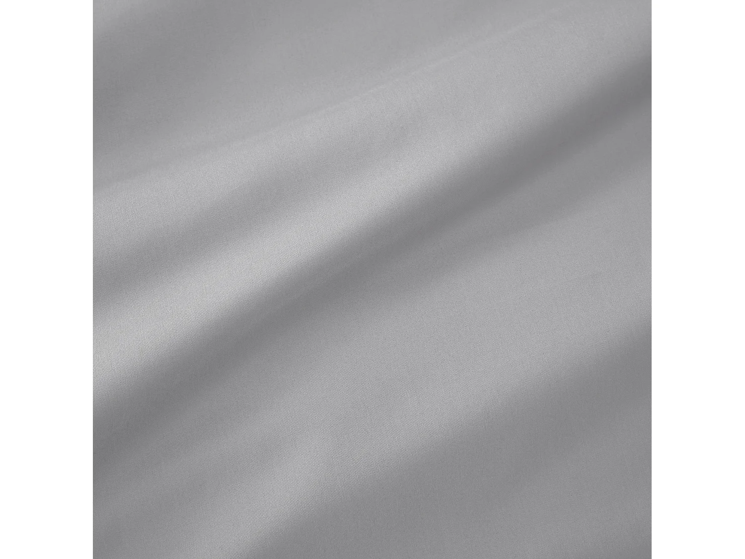 Bianca Fine Linens 180 Thread Count Egyptian Cotton Oxford Pillow case Silver Grey