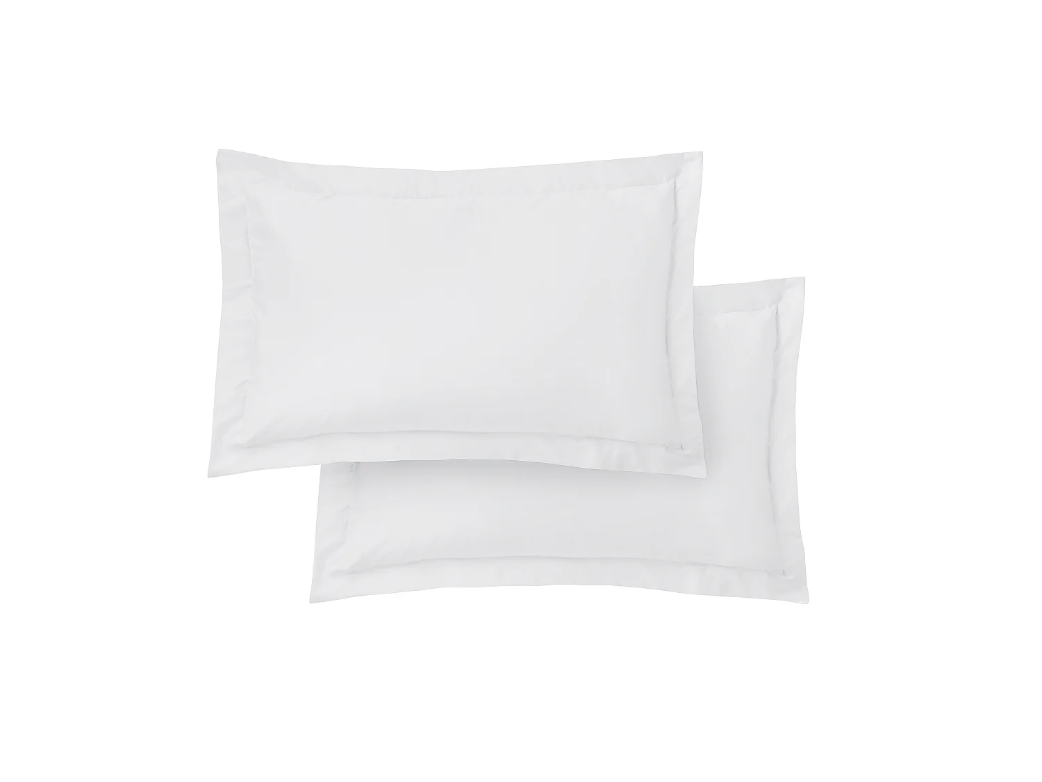 Bianca Fine Linens 400 Thread Count Cotton Sateen Oxford Pillowcase Pair Dove Grey