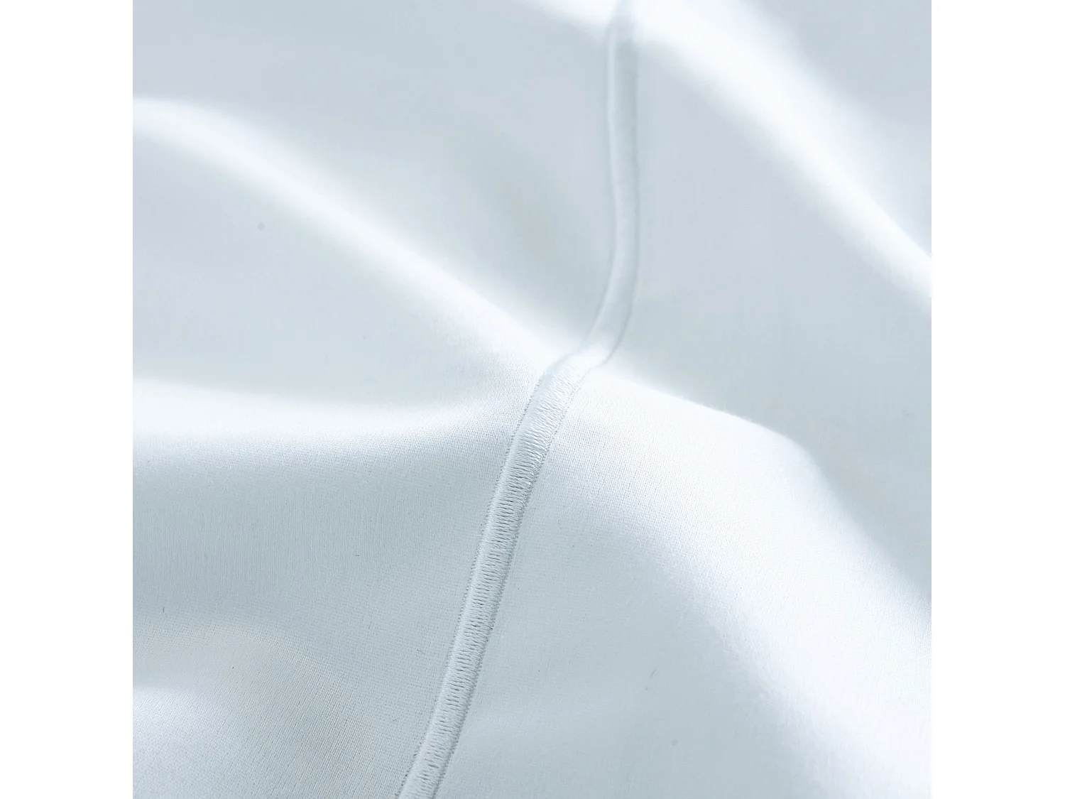 Bianca Fine Linens Luxury 800 Thread Count Cotton Sateen Double Flat Sheet White
