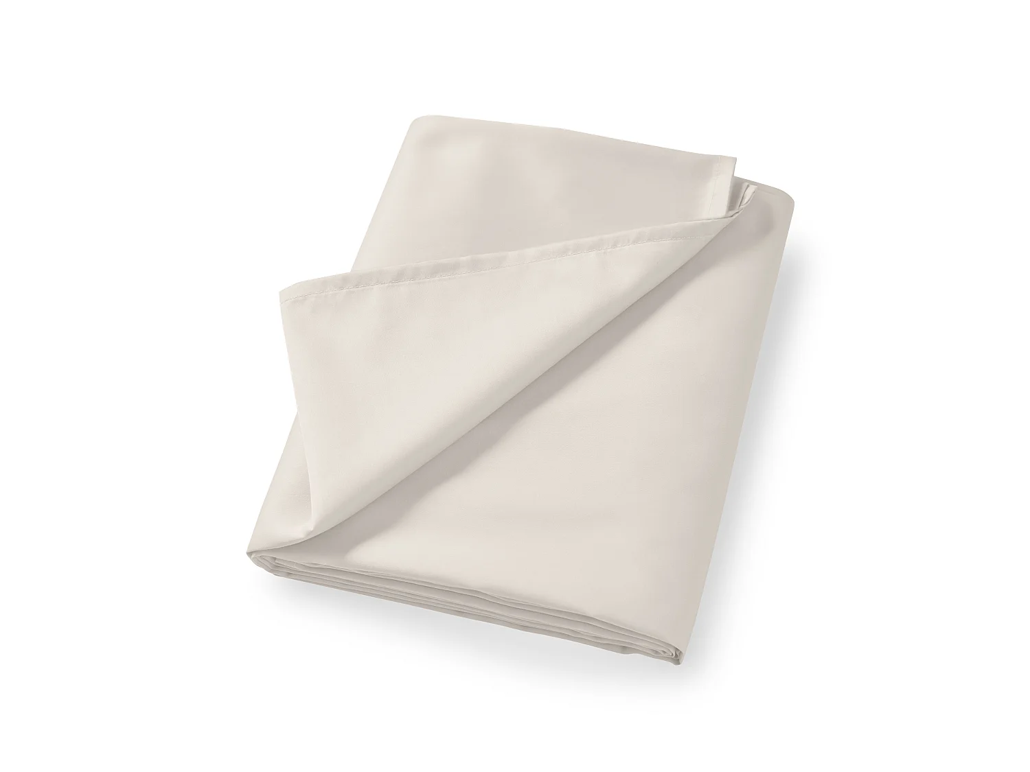 Bianca Fine Linens 400 Thread Count Cotton Sateen King Flat Sheet Oyster