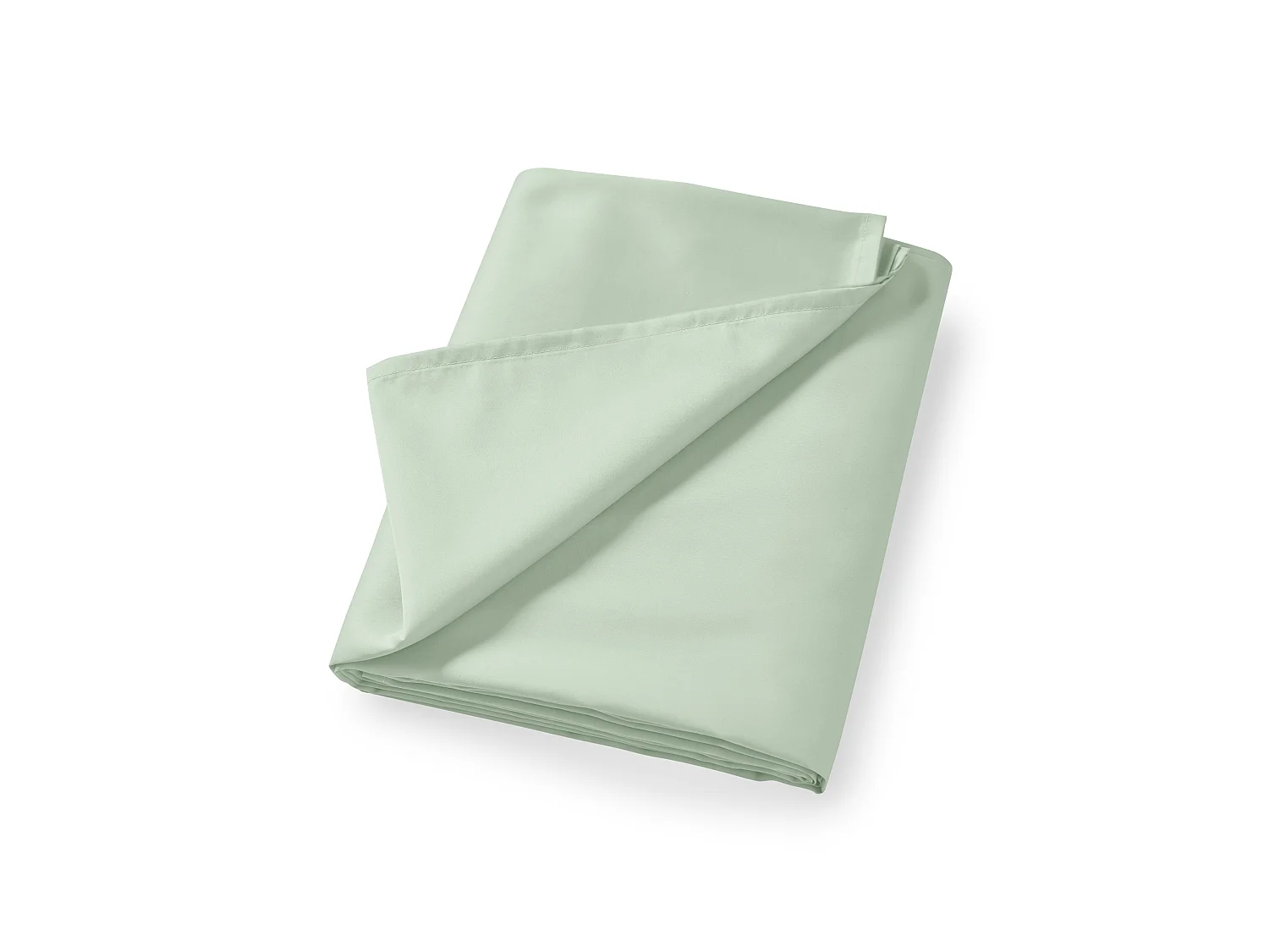 Bianca Fine Linens 400 Thread Count Cotton Sateen Super King Flat Sheet Green