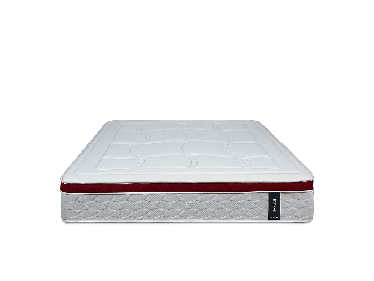 Matelas Ressorts ensachés et Mémoire de forme - 27 cm - HARMONIE 90x200