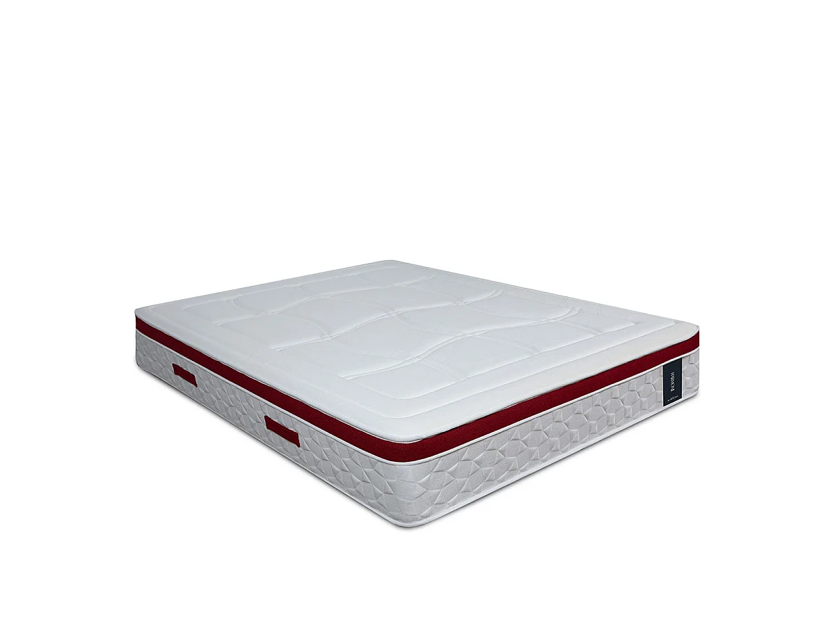 Matelas Ressorts ensachés et Mémoire de forme - 27 cm - HARMONIE 90x200