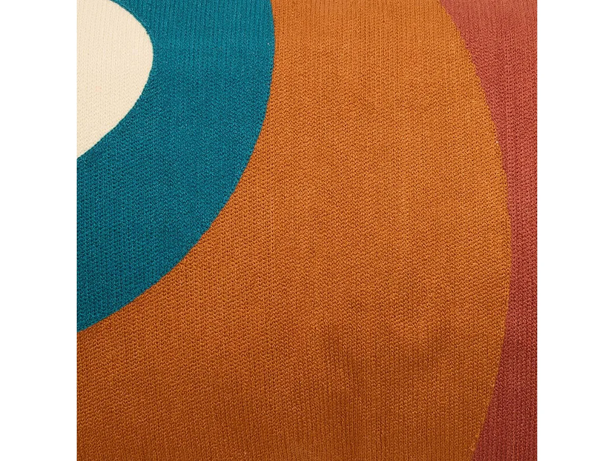 Coussin Déco en Coton "Homy" 35x75cm Multicolore