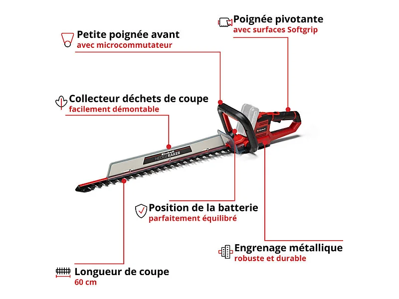 Einhell GE CH 18 60 Doppia lama 2400 W 2.9 kg