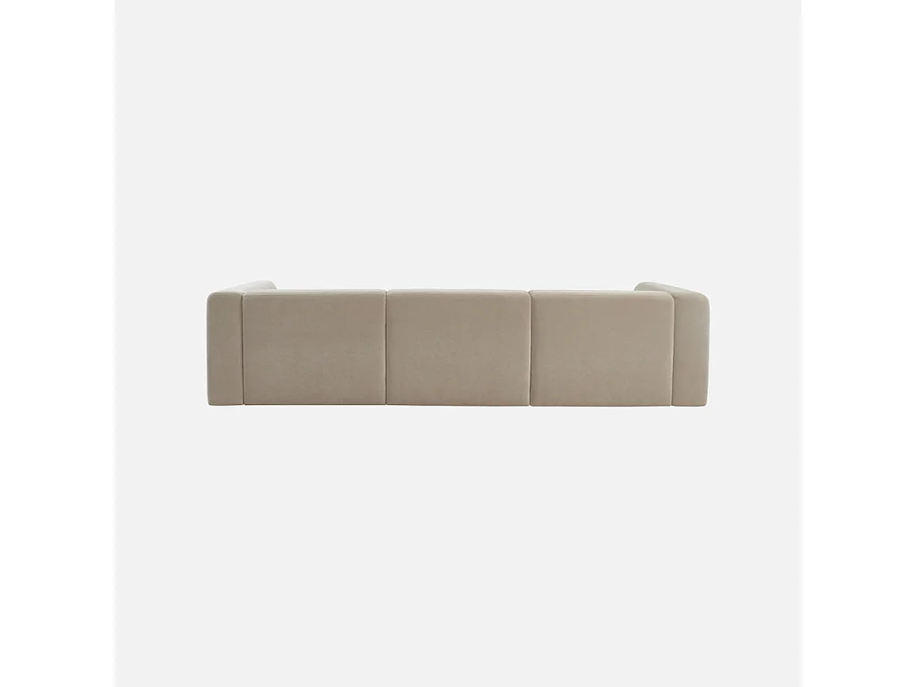 Canapé 4 places tissu beige - Kosmo