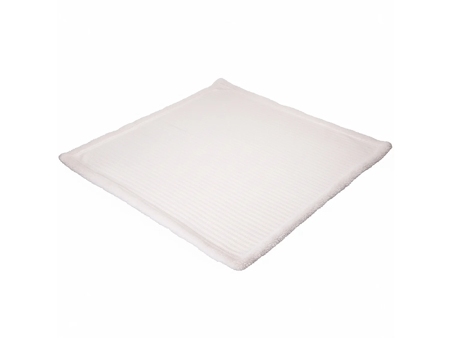 Koc Świąteczny Dekoracyjny Narzuta Na Łóżko 150x125 Cm Ozdoba Ciepły Biały
