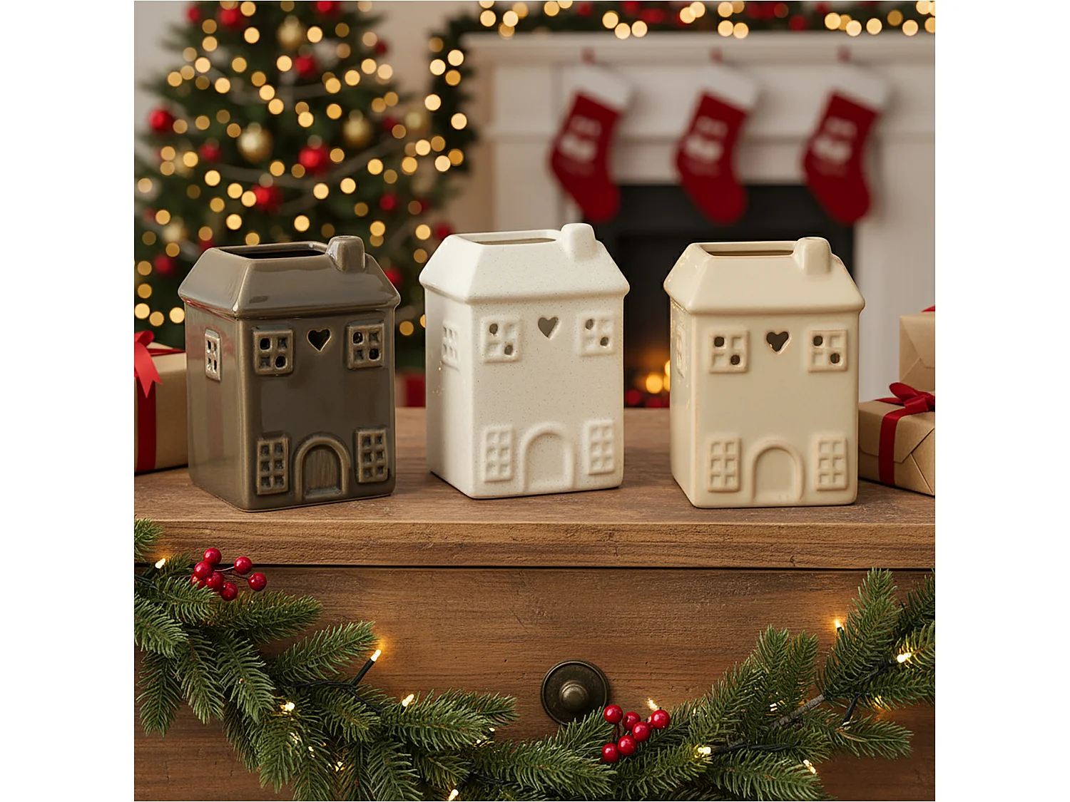 Brûleur à parfum maison décoratif en dolomite blanc 6,5x6,5x9,7 cm
