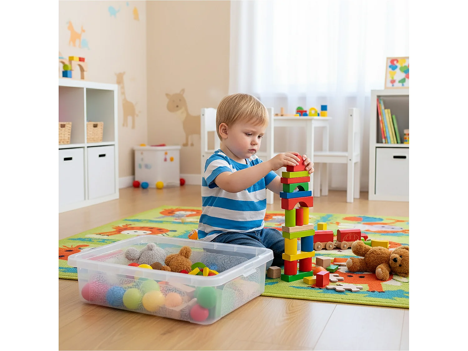 Boîte de rangement avec couvercle en plastique transparent MultiBox 40x33x10 cm, 10 L