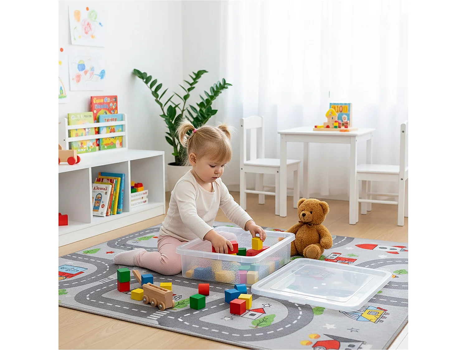 Boîte de rangement avec couvercle en plastique transparent MultiBox 40x33x10 cm, 10 L