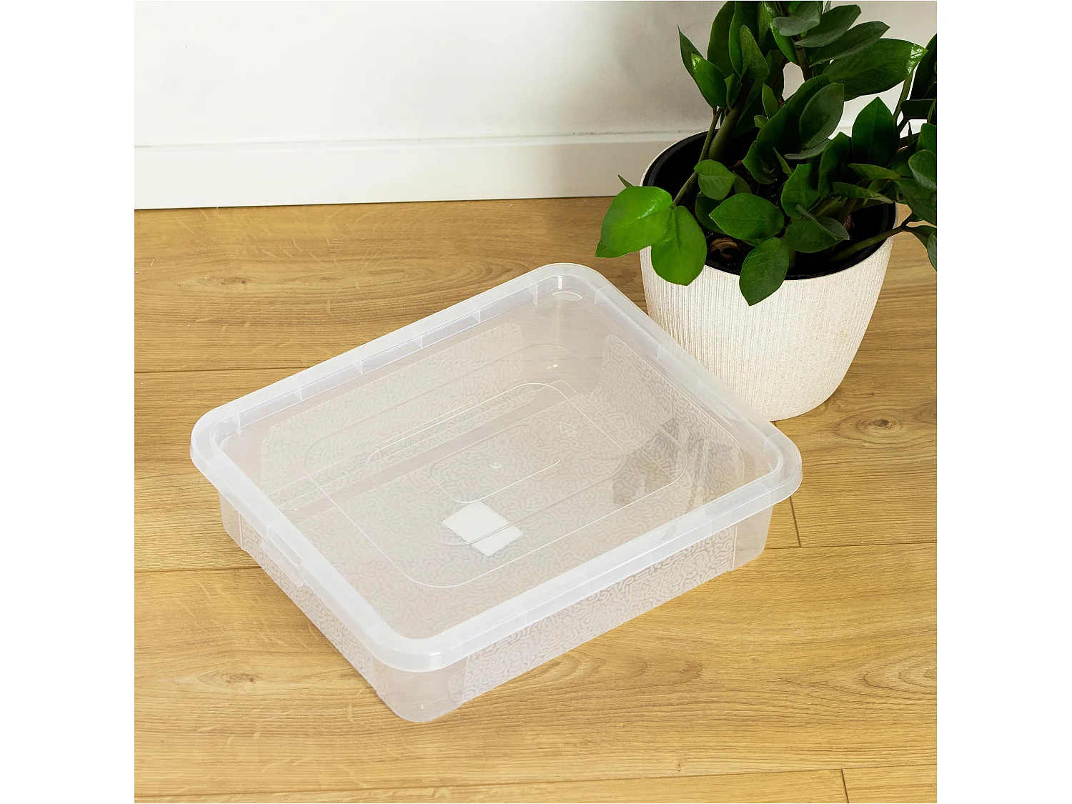 Boîte de rangement avec couvercle en plastique transparent MultiBox 40x33x10 cm, 10 L