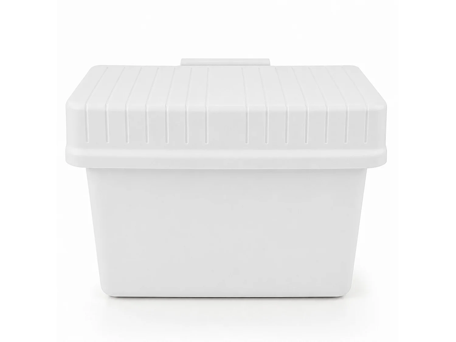 Poubelle de cuisine suspendue en plastique gris clair 21x17x14,5 cm