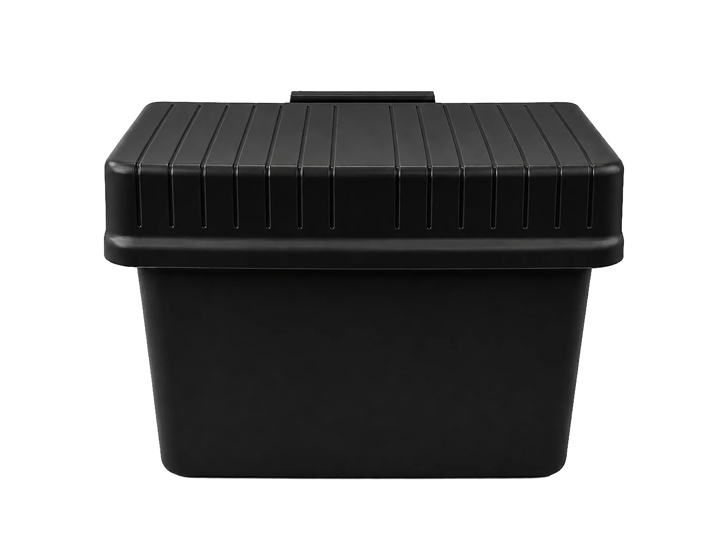 Poubelle de cuisine suspendue pour épluchures plastique noir 21x17x14,5 cm