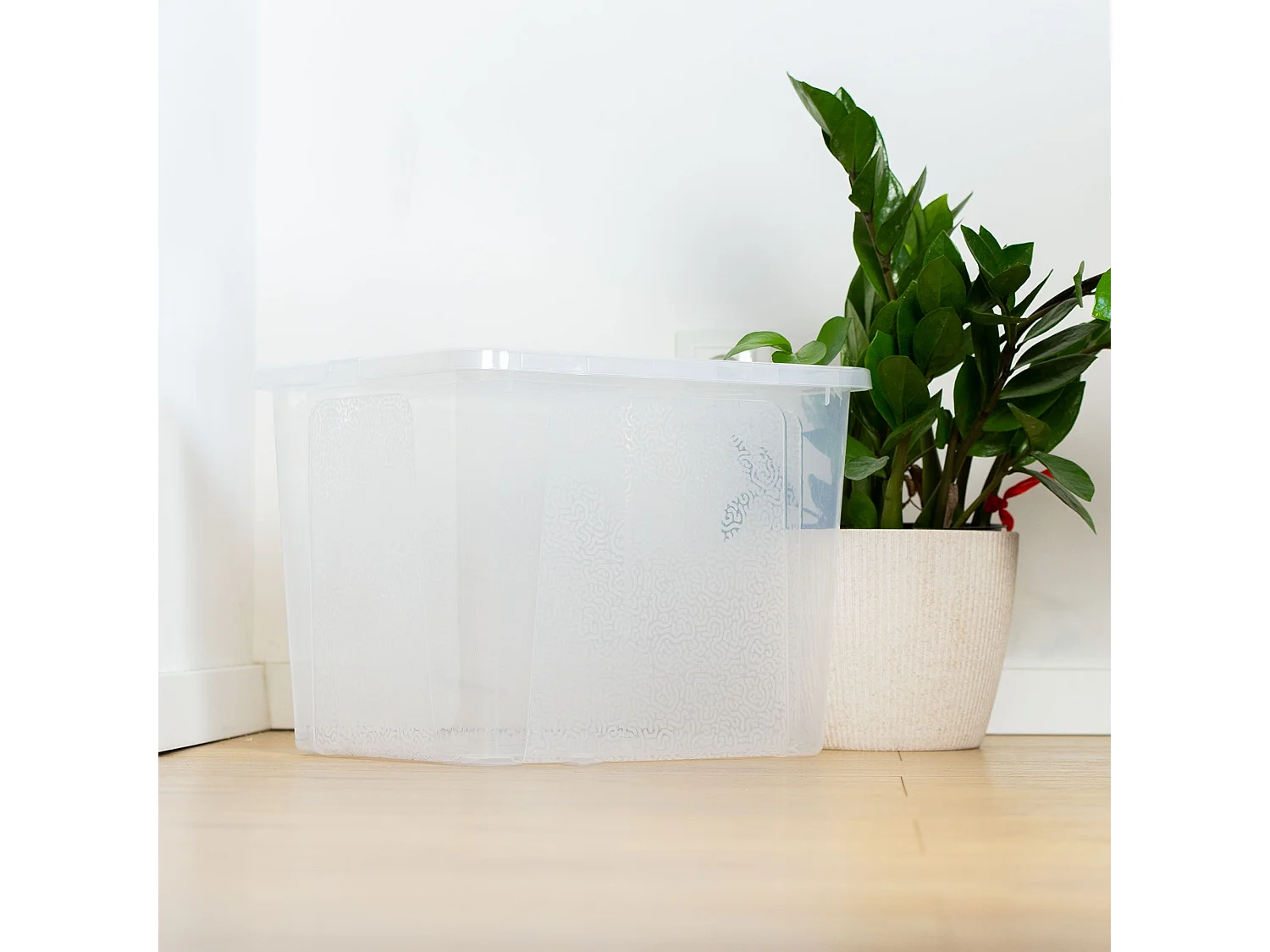 Boîte de rangement avec couvercle en plastique transparent MultiBox 40x33x30 cm, 30 L