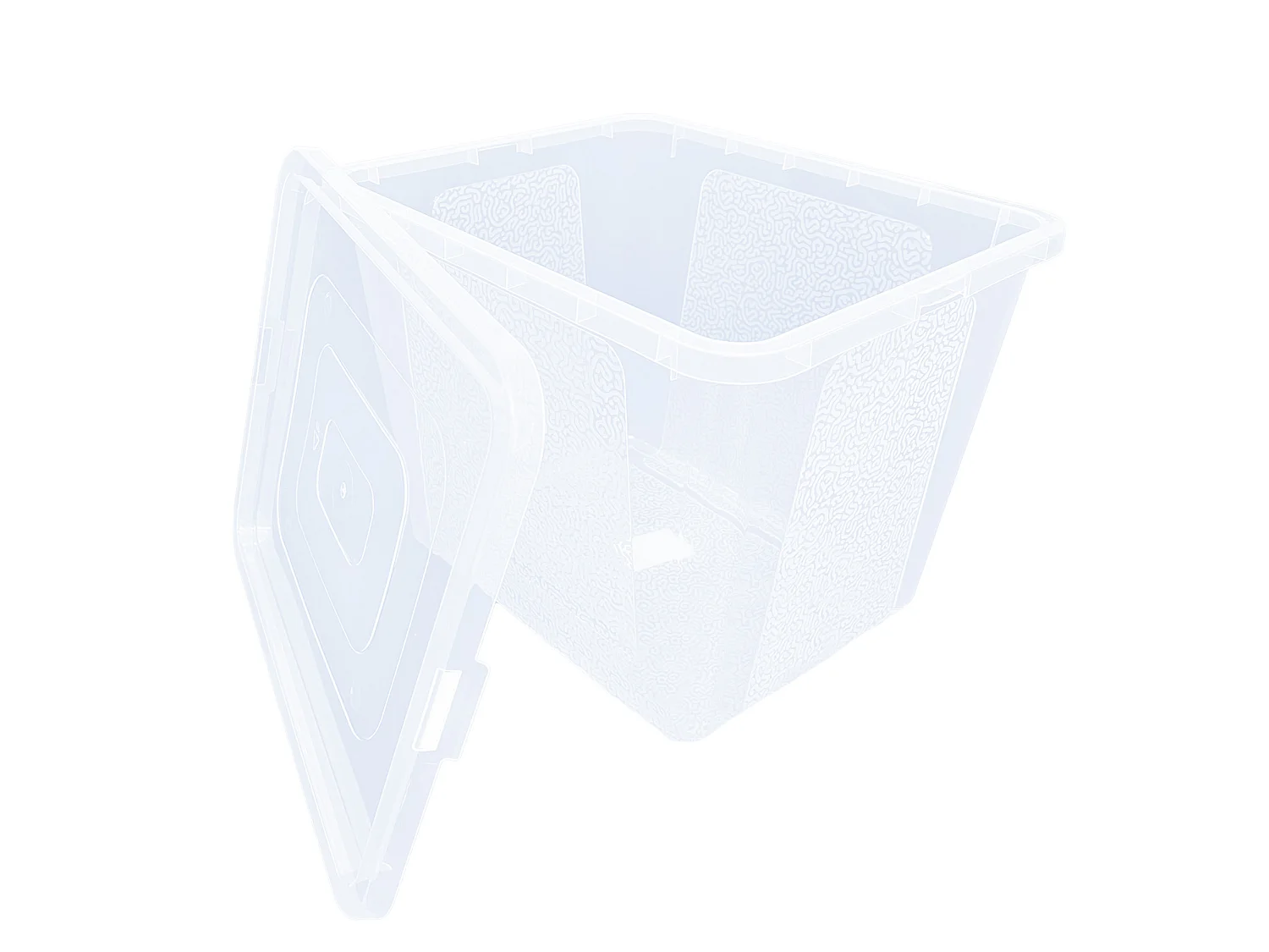 Boîte de rangement avec couvercle en plastique transparent MultiBox 40x33x30 cm, 30 L