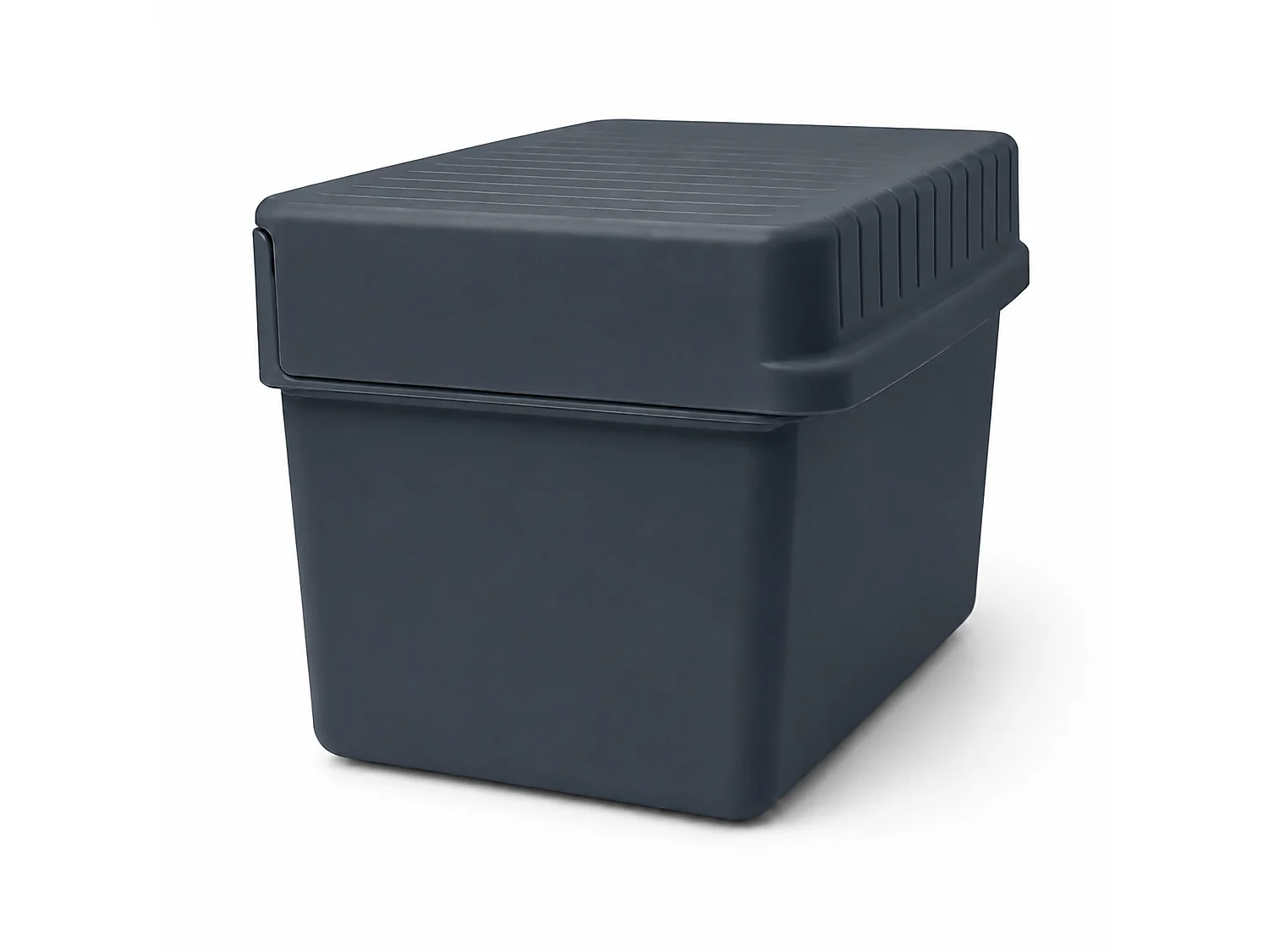 Poubelle de cuisine suspendue en plastique gris foncé 21x17x14,5 cm