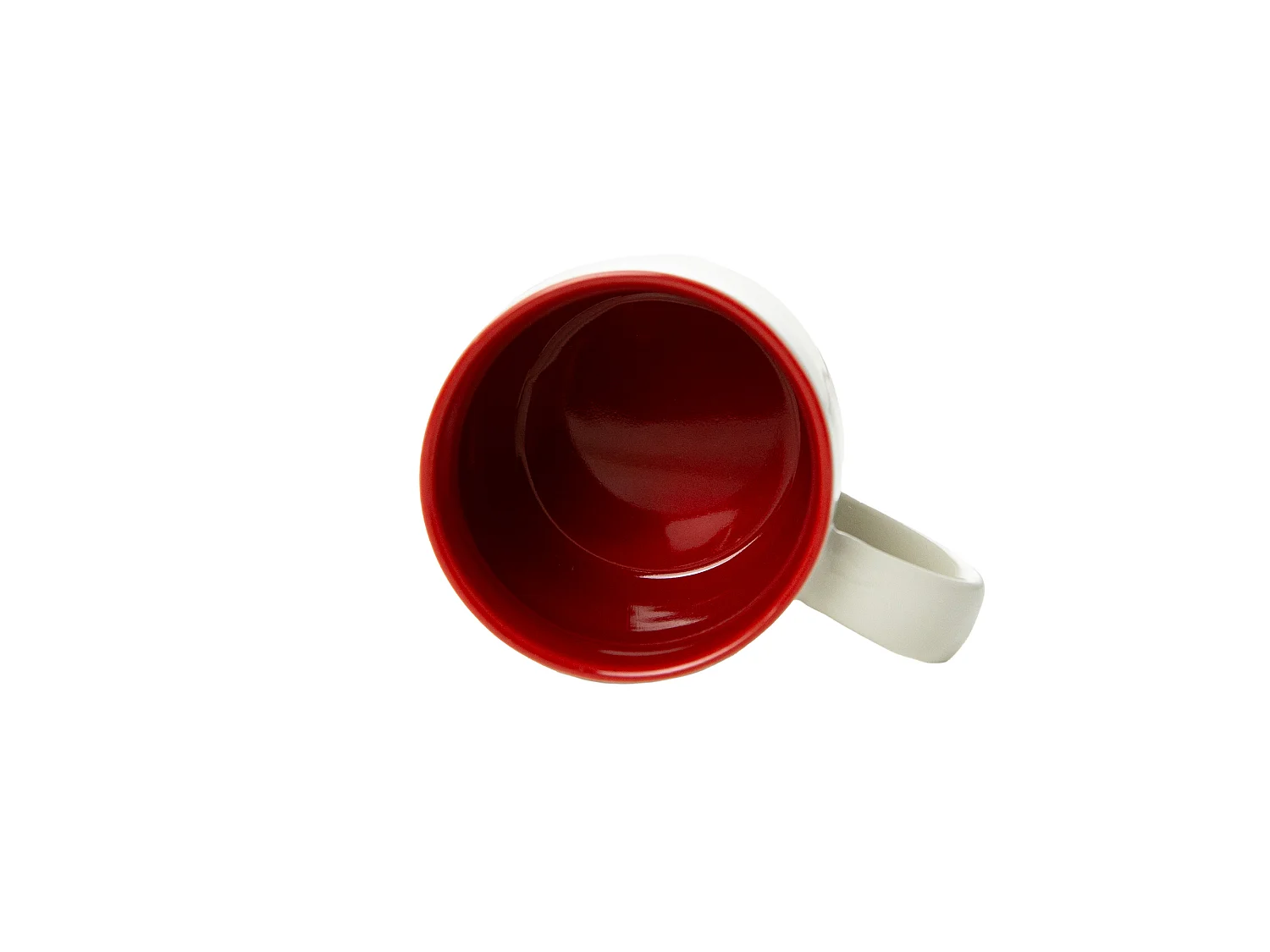 Mug de Noël cadeau en céramique blanc 370 ml 9,5 cm 9 cm