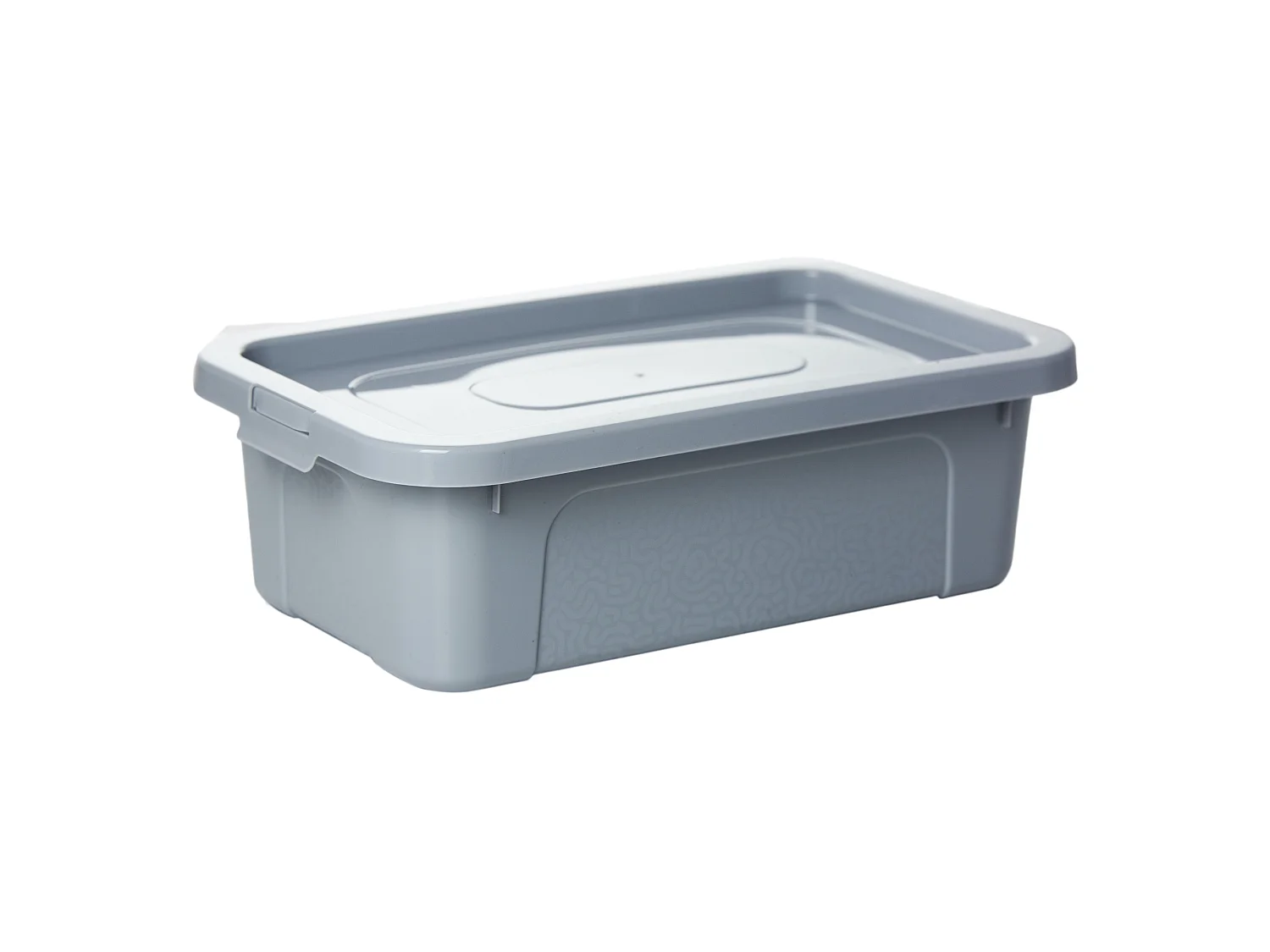 Boîte de rangement en plastique avec couvercle MultiBox, 4,5 L, grise, 33x20x10 cm
