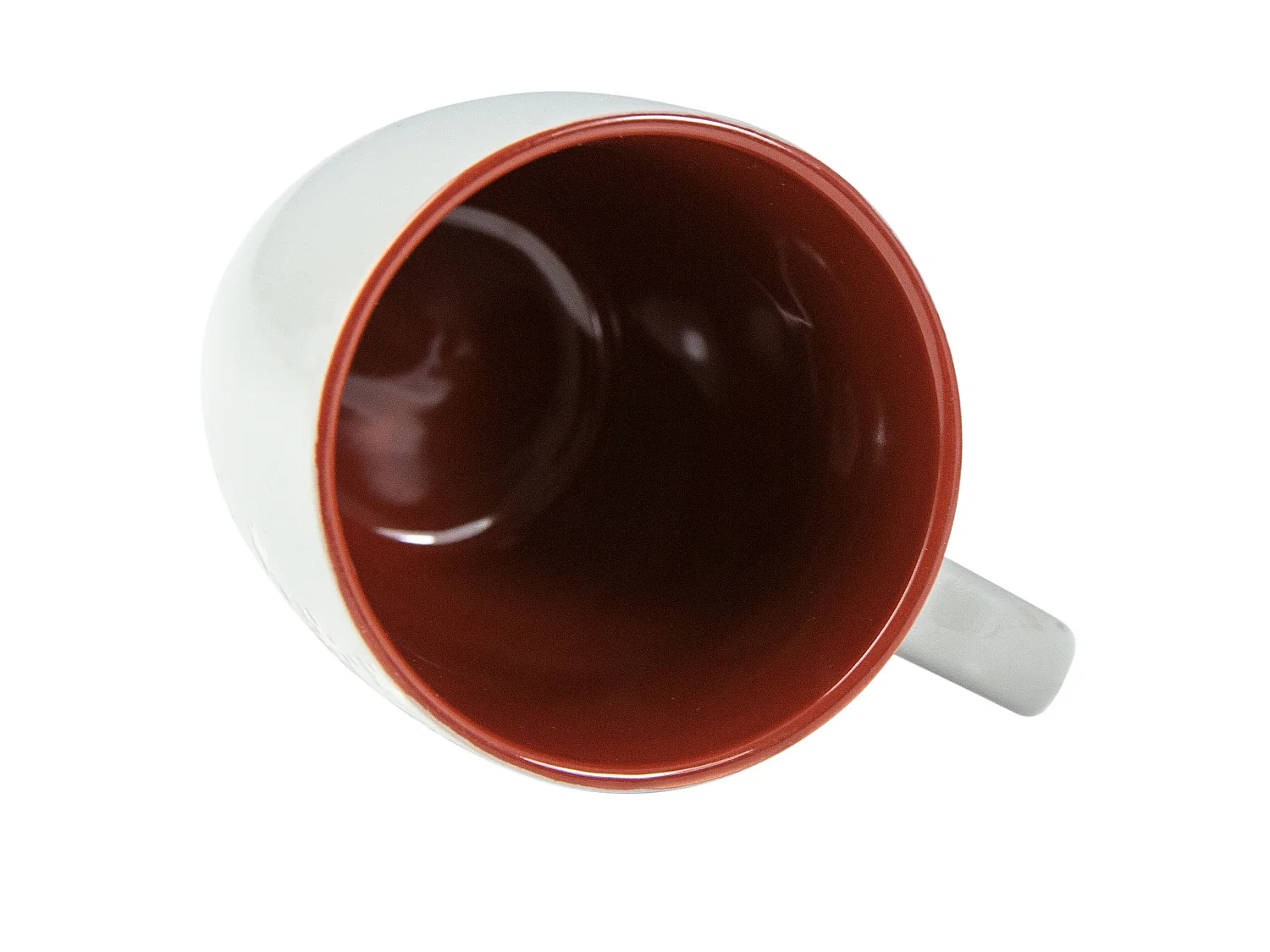 Set di 2 tazze natalizie in ceramica rosso-grigio 320 ml 9x10,6 cm