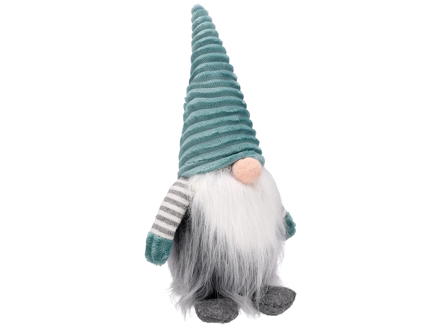 Kerstkabouter decoratief textiel rood 32x15 cm