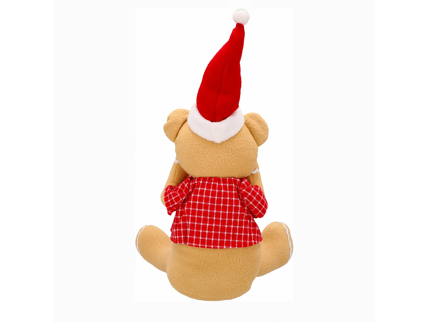 Décoration de Noël lutin en peluche rouge 43x26 cm A-997448