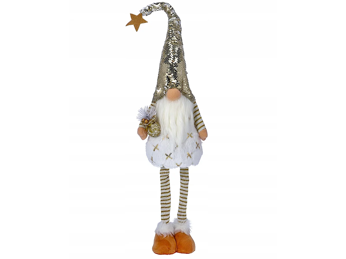 Śweven kerstkabouter gnoom met verlichting wit 78x20 cm