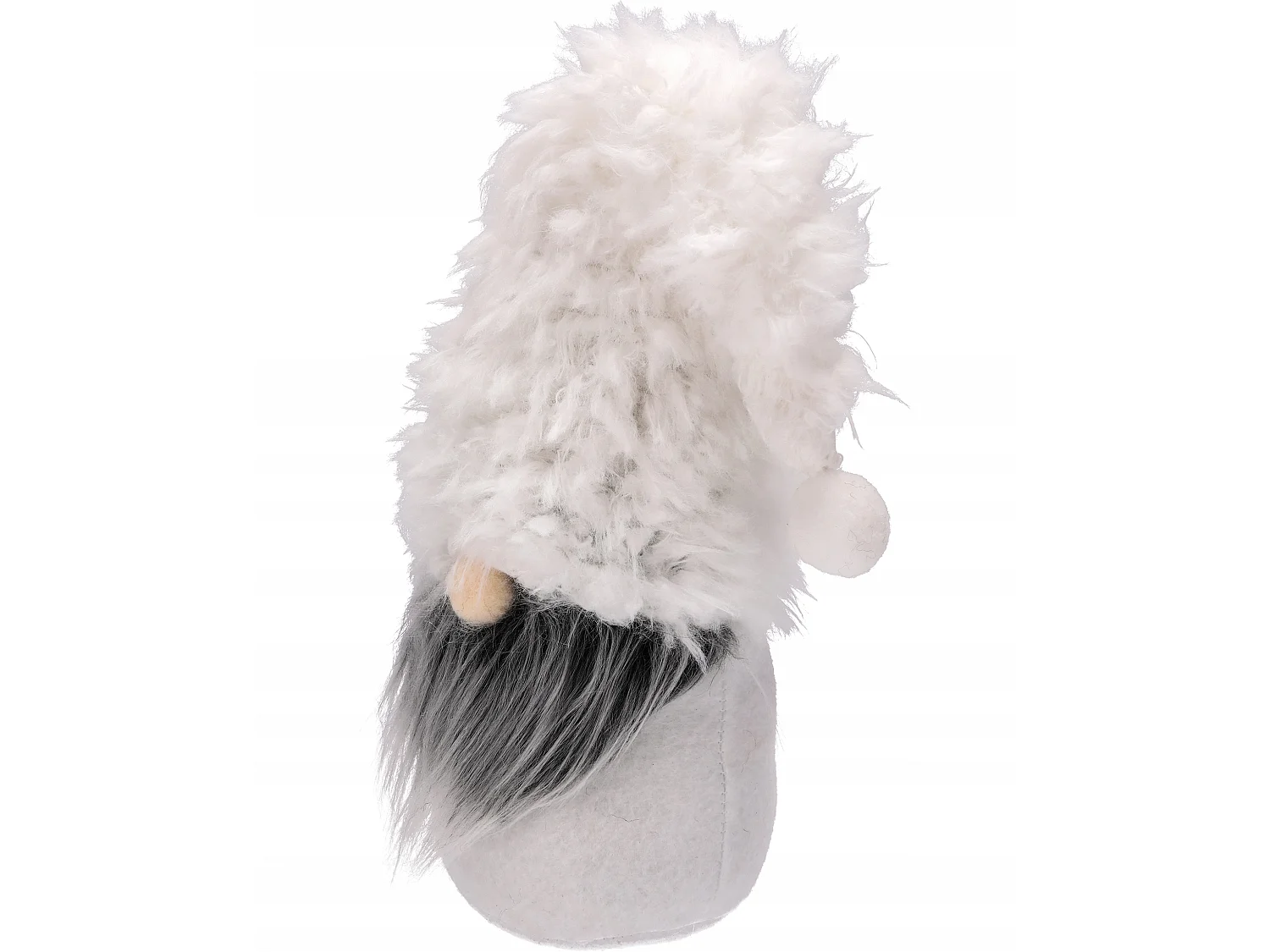 Kerstkabouter decoratief textiel rood 27x10 cm