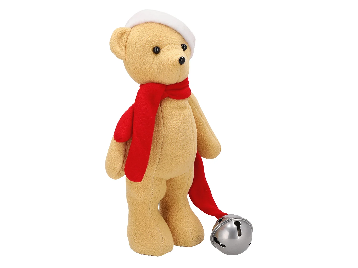 Décoration de Noël lutin en peluche rouge 33x20 cm A-997370