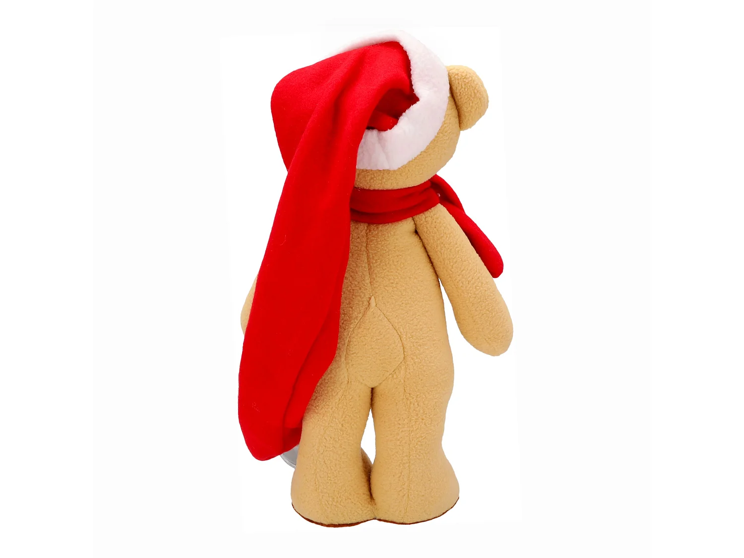 Décoration de Noël lutin en peluche rouge 33x20 cm A-997370