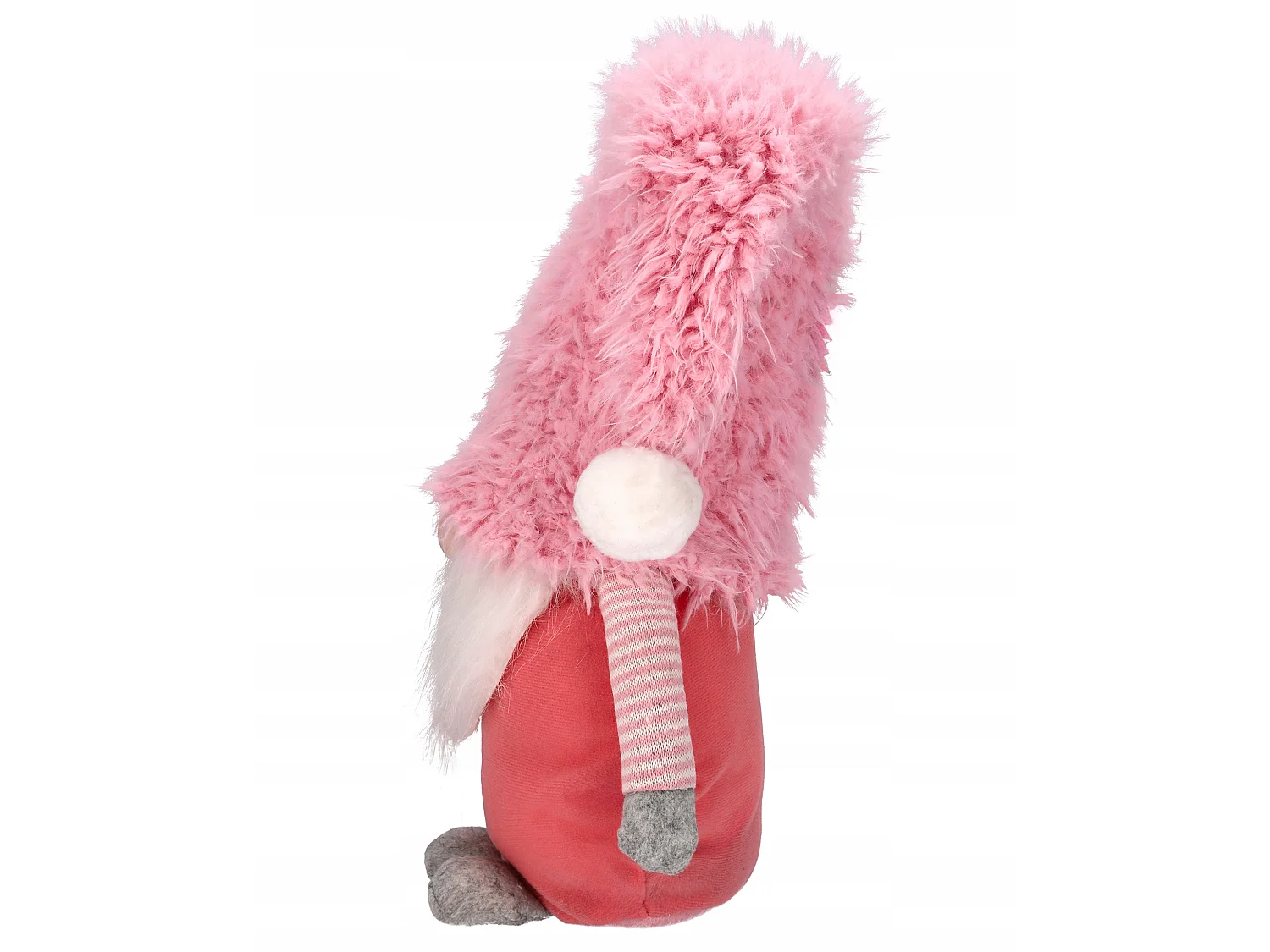 Kerstkabouter decoratief textiel rood 40x17 cm