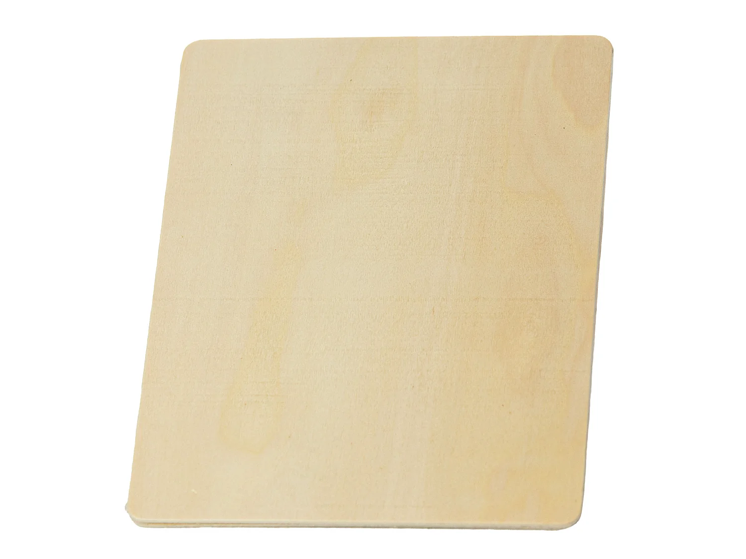 Houten schilderset kerst rendier naturel hout 15x20 cm