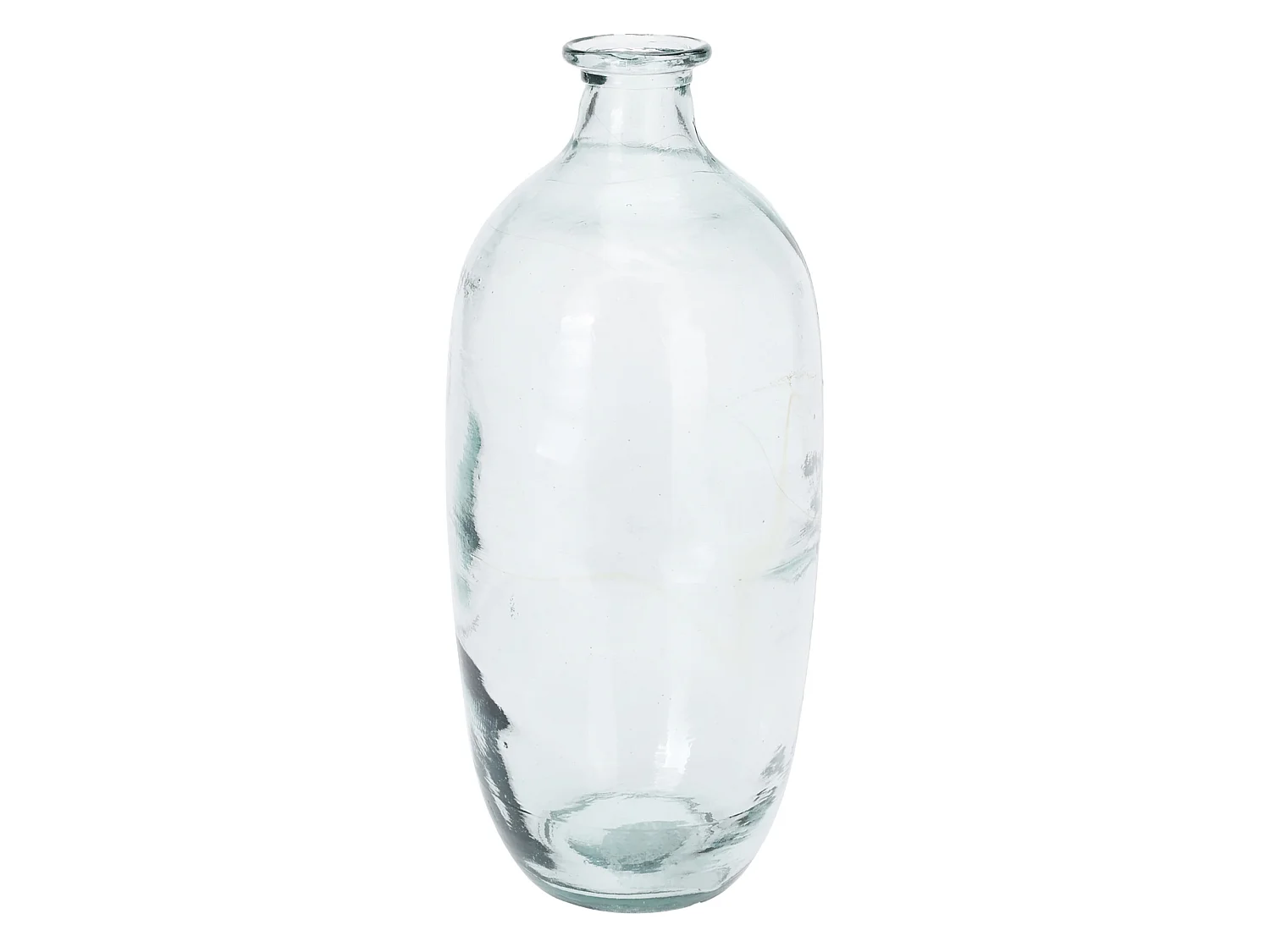 Decoratieve glazen vaas, transparant, 30 cm
