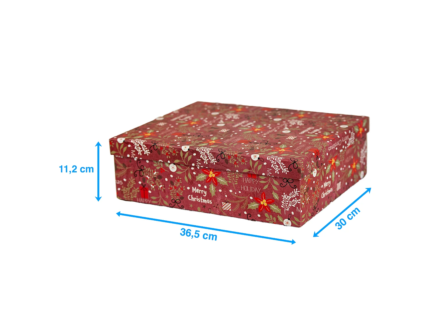Cadeaudozen set feestelijk karton kleurrijk 36,5x30x11,2 cm 34,3x27,3x10,3 cm 31,5x25x9,3 cm
