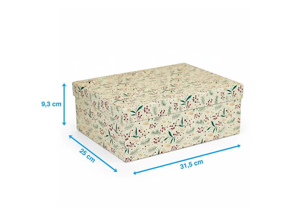 Cadeaudozen set feestelijk karton kleurrijk 36,5x30x11,2 cm 34,3x27,3x10,3 cm 31,5x25x9,3 cm