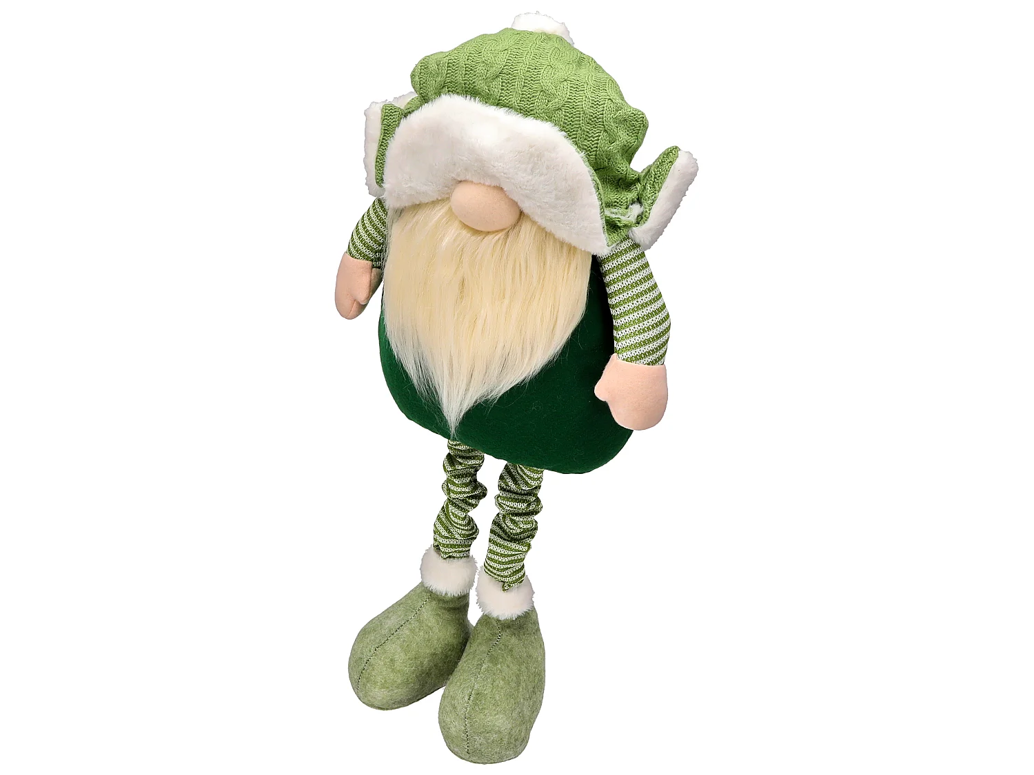 Décoration lutin de Noël télescopique Jumihome rouge 41-66 cm