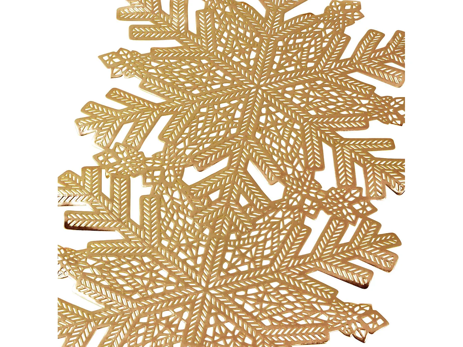 Runner da tavola natalizio in plastica rame 90x35 cm