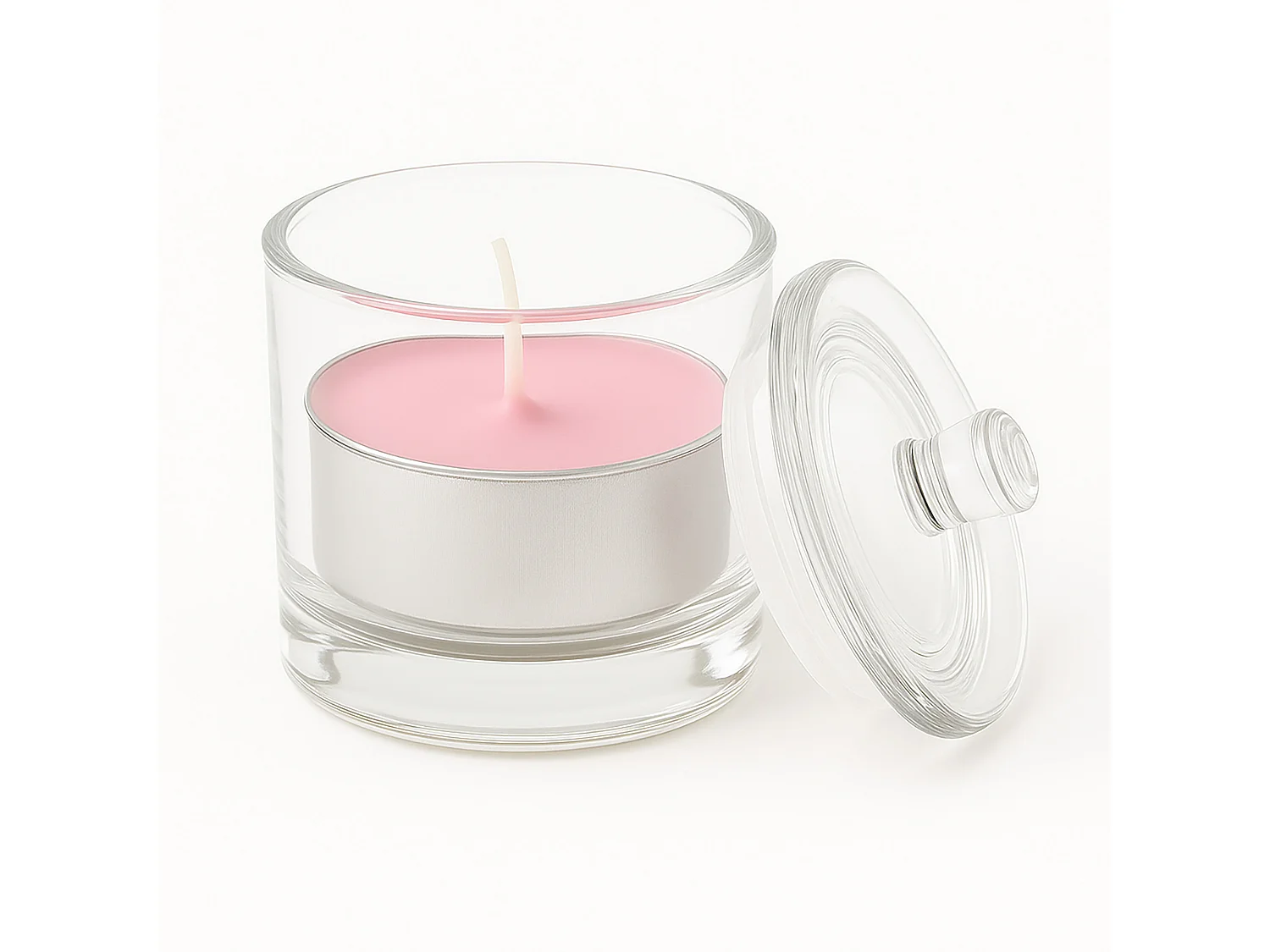 Bougies parfumées tealight en paraffine Rose & Oud Wood roses 10 pcs 120 g