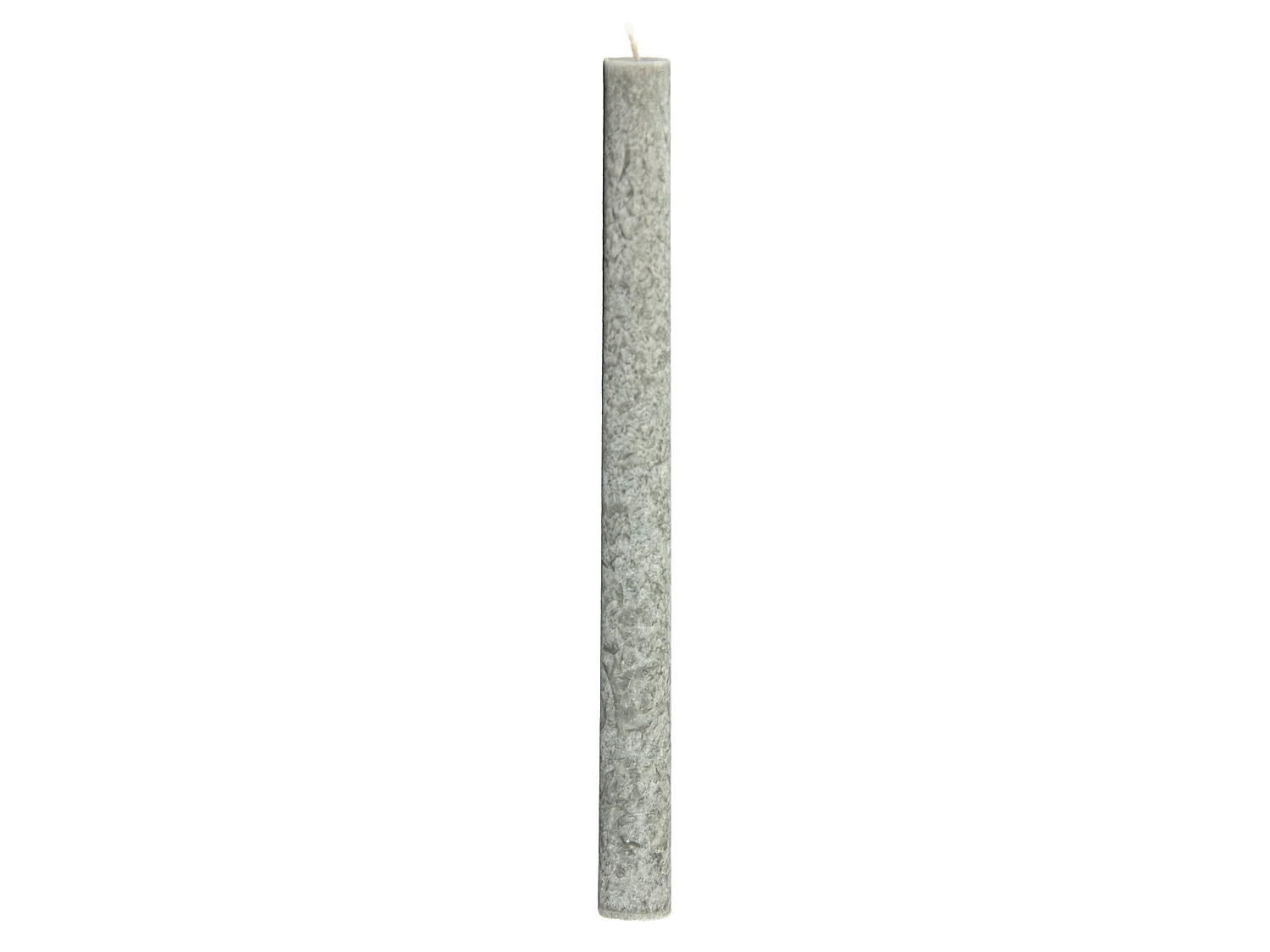 Bougies traditionnelles droites de Noël décoratives cire grise 25,3 cm 2 szt.
