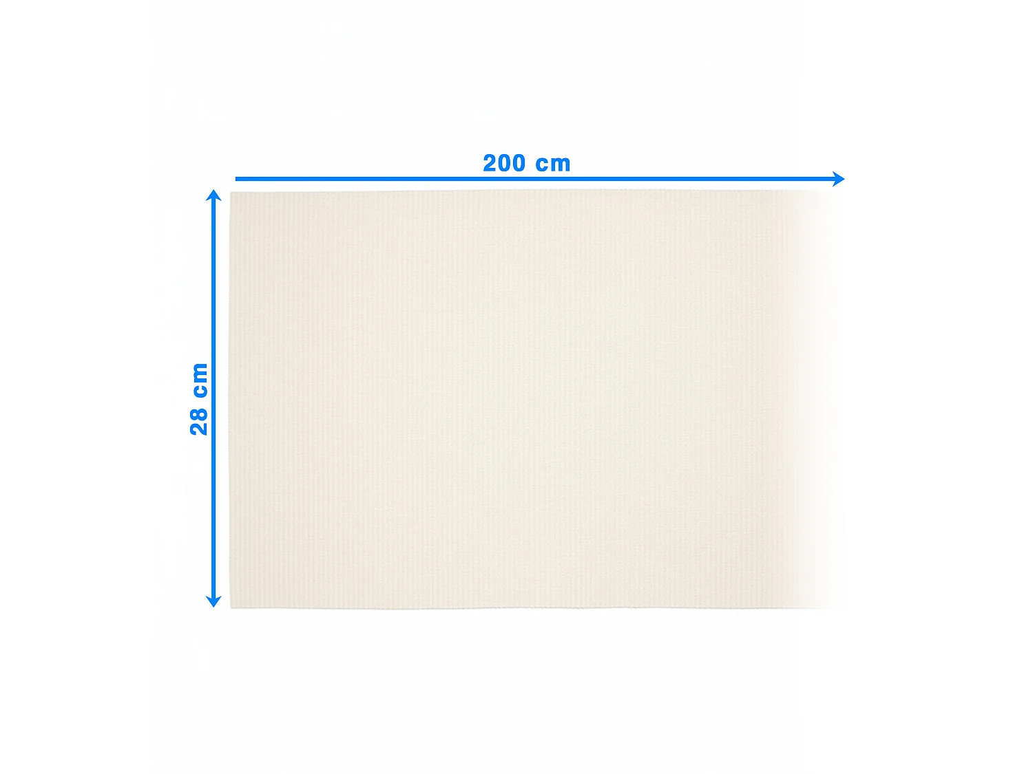 Chemin de table de Noël décoratif en polyester beige 200x28 cm