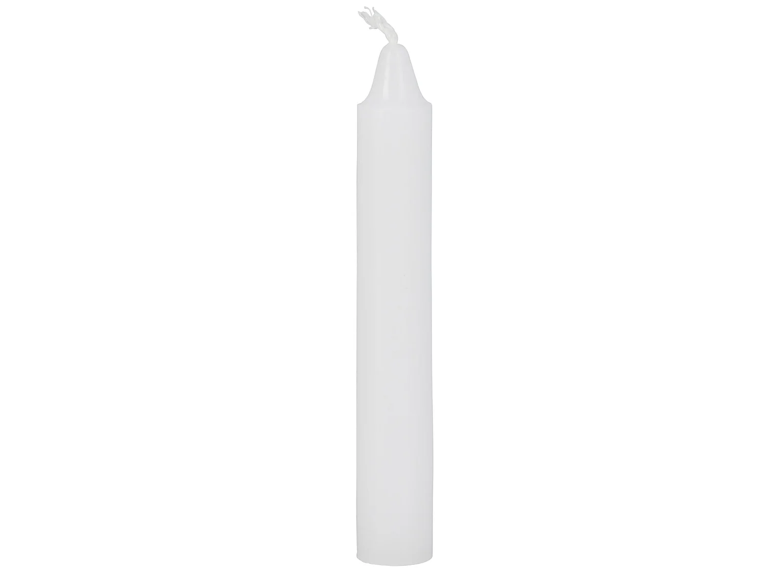 Bougies de table classiques en paraffine blanche lot de 20 13x100 mm