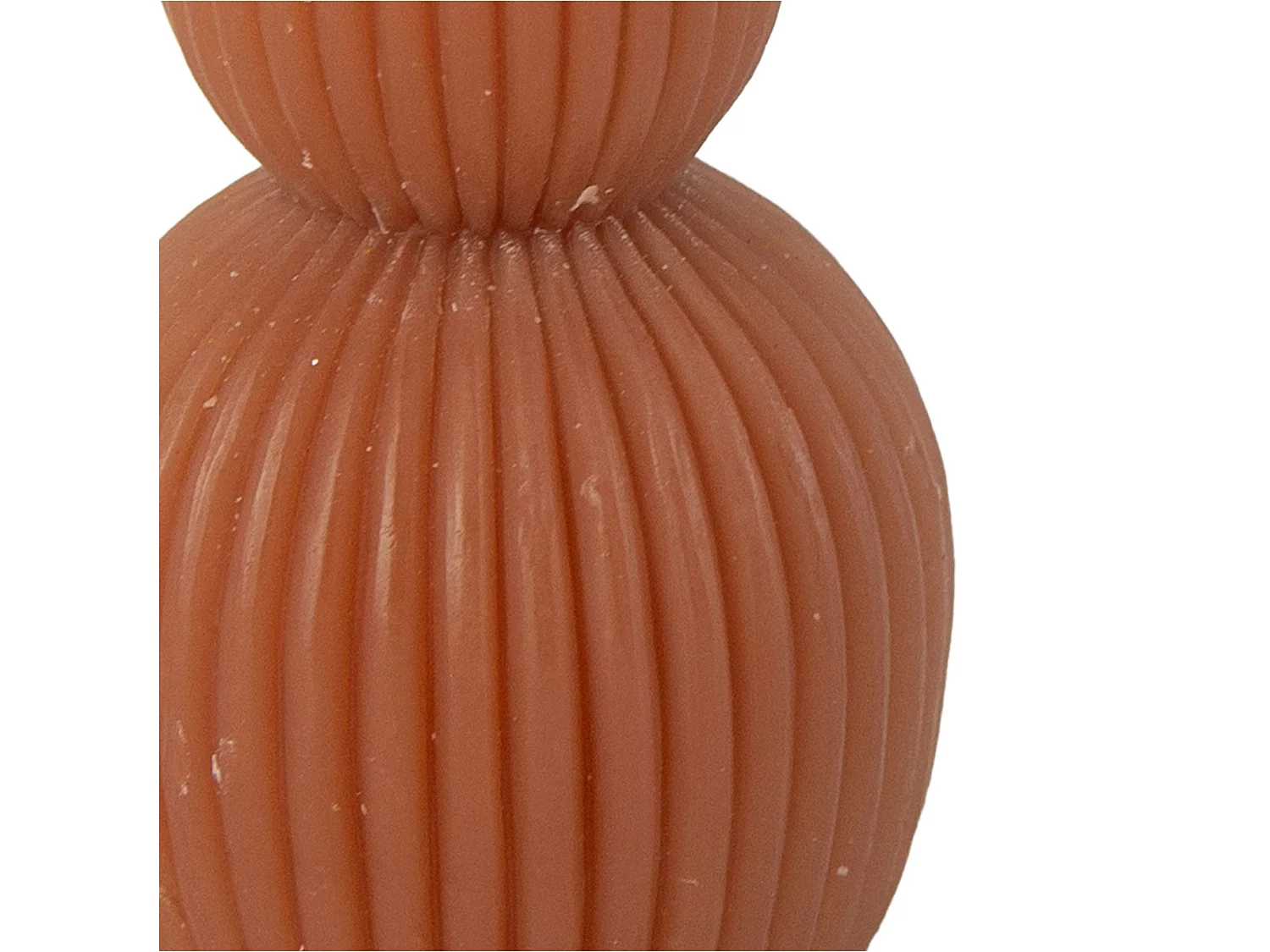 Bougie décorative de Pâques lapin sur œuf cire bordeaux 12,5x6 cm