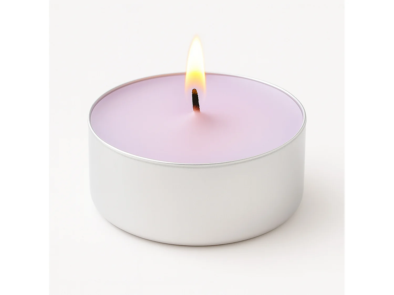 Bougies parfumées tealight en paraffine Exotic Wood violettes 10 pièces 120 g