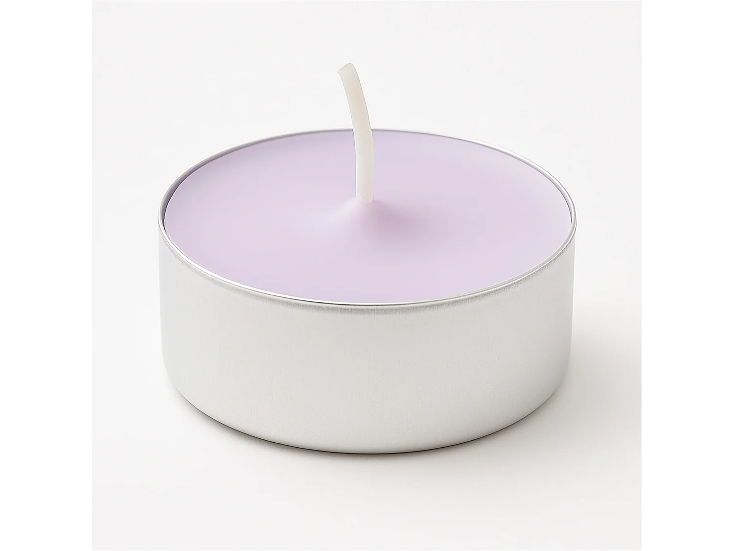 Bougies parfumées tealight en paraffine Exotic Wood violettes 10 pièces 120 g