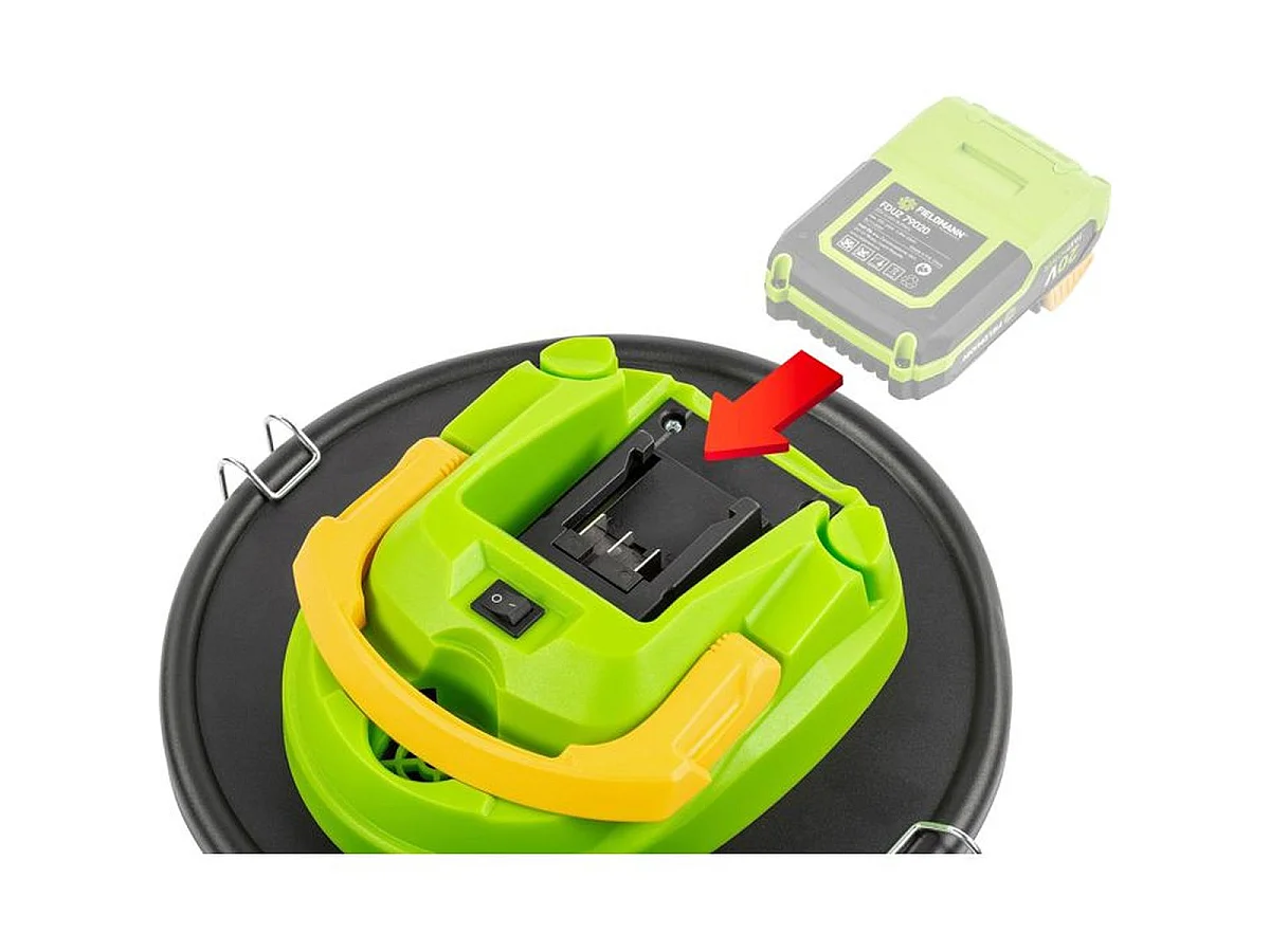 Aspirateur à cendres sans fil FIELDMANN FDU 70705-0 20 V 18 L filtre HEPA noir
