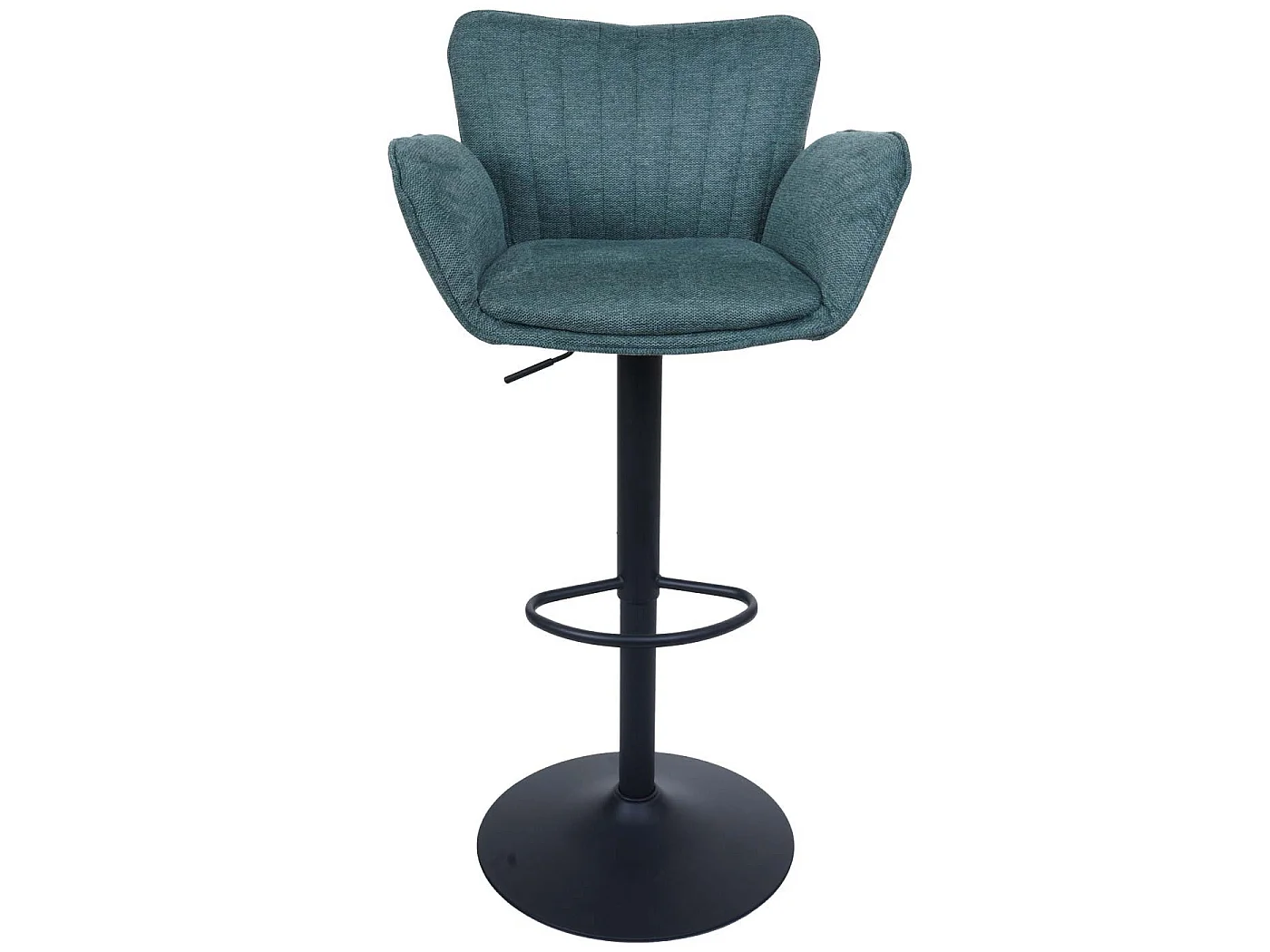 Tabouret de bar MCW-M67,  vert, pied noir