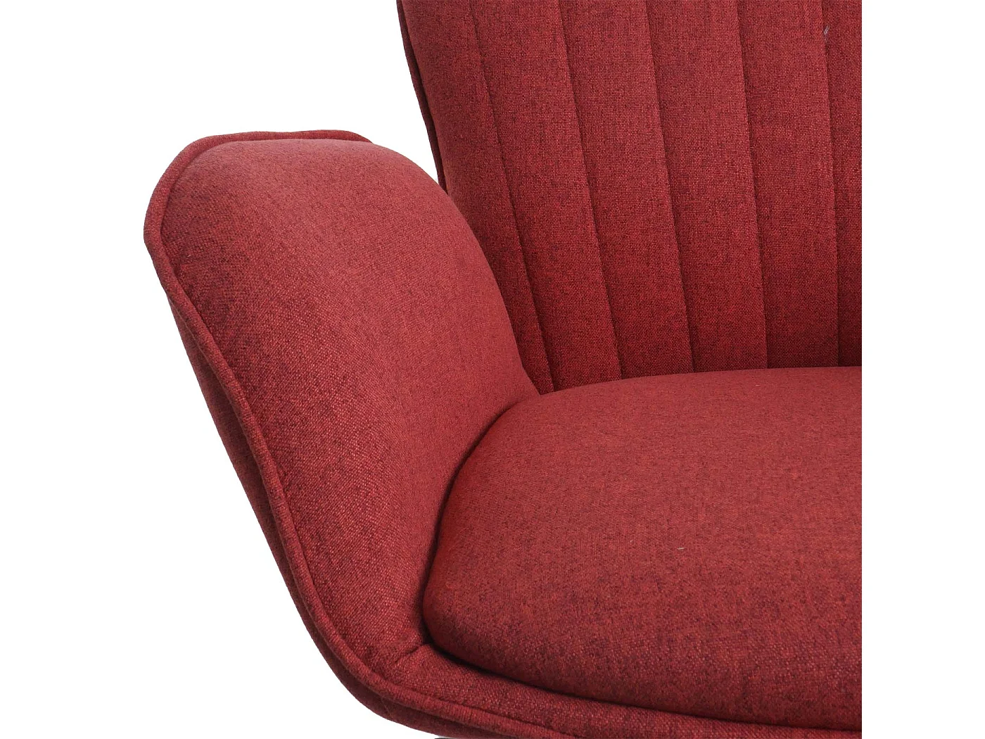 Tabourets de bar MCW-M67 (lot de 2),  pied rouge, pied noir