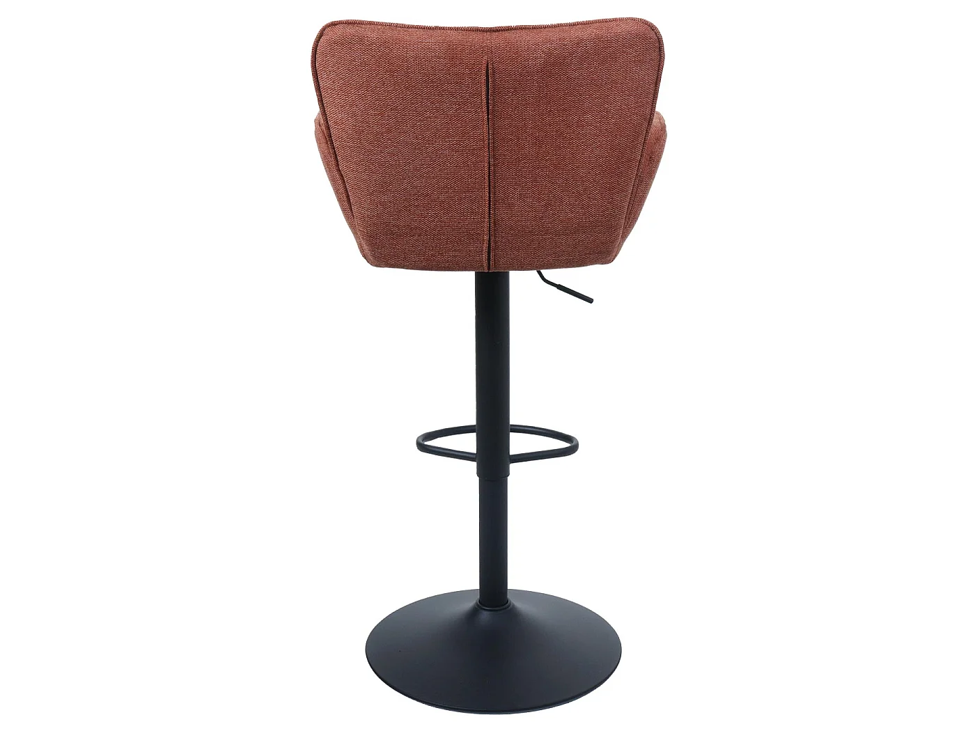 Tabouret de bar MCW-M67,  pied terracotta, pied noir
