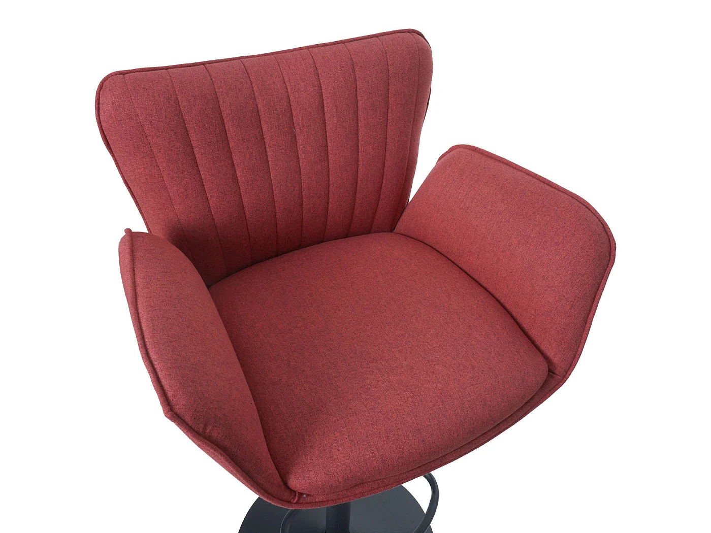 Bar stool MCW-M67,  red base, black
