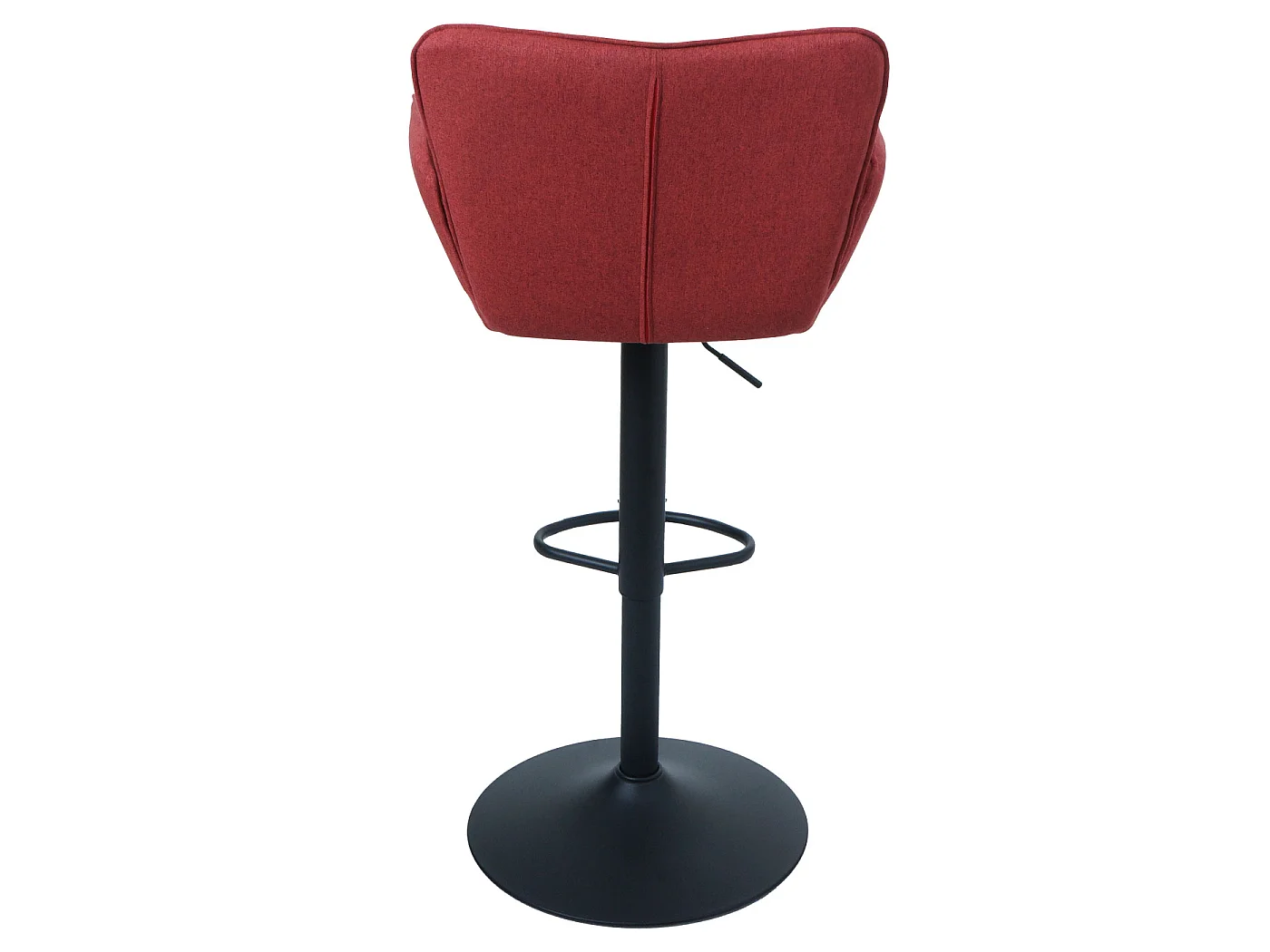 Bar stool MCW-M67,  red base, black