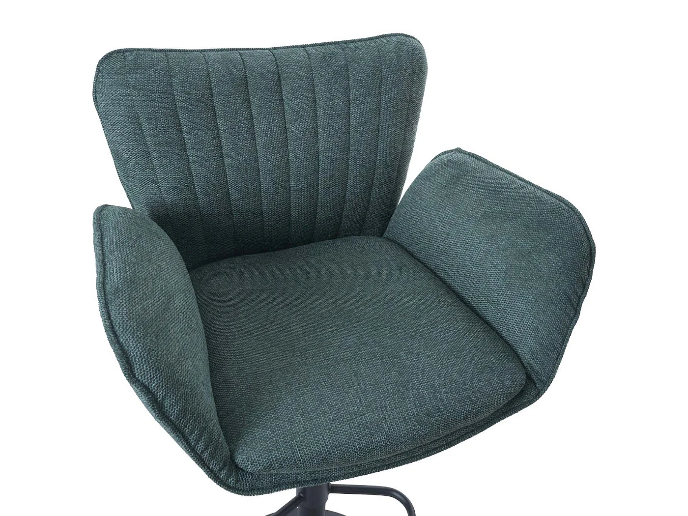 Tabourets de bar MCW-M67 (lot de 2),  pied vert, pied noir